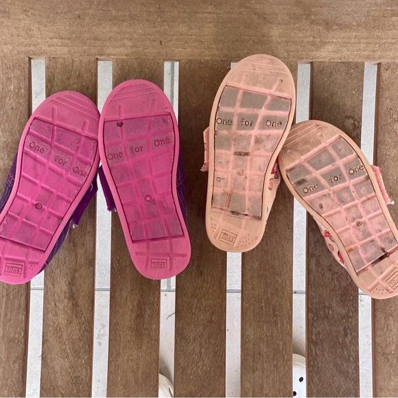 Toms classic alpargata slip on shoes toddler size 10 - Picture 3 of 5